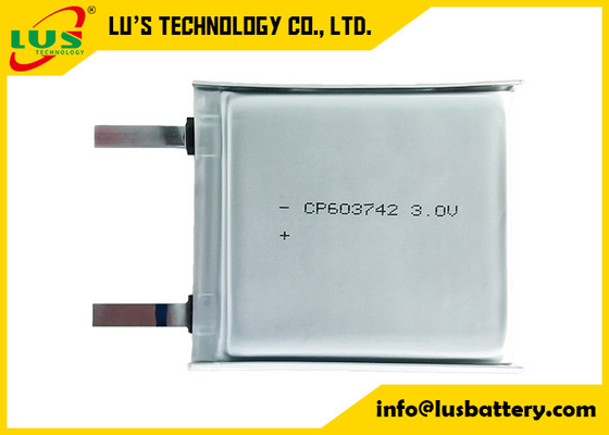 Akıllı Lojistik için CP603742 Mini Düz Pil 2400mAh Yumuşak Paketlenmiş LiMnO2 Pil