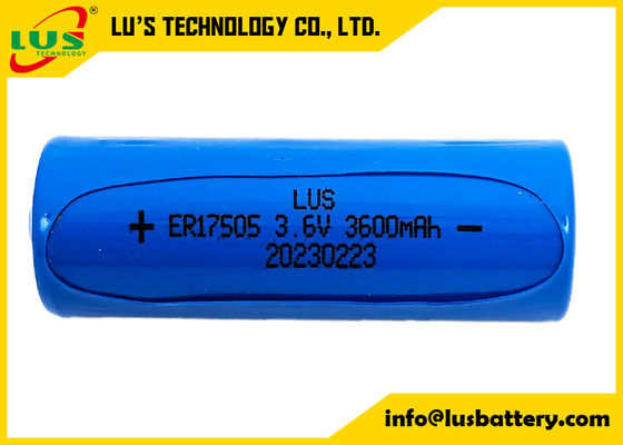 ER17505 A boyutu 3.6V 3.6Ah Şarj edilemeyen Pil 17505 ER17505 Li-SOCl2 Silindirli Pil