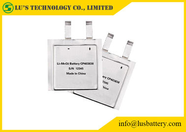 Özelleştirilmiş Lityum Pil 3.0v ultra ince hücreli CP serisi esnek limno2 piller