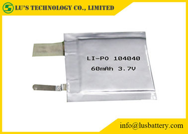 LP104040 3.7 V 60 mah küçük Lityum Polimer Pil Hücresi pl104040 lityum iyon piller izleme sistemi için 3.7 v 60 mah