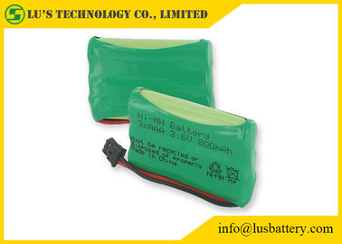 Özelleştirilmiş Renk NIMH Piller AAA Şarj Edilebilir Telefon Pil 3.6 V 800 mah nimh pil paketi