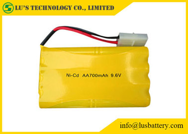 Ni-cD AA700mah 9.6V Şarj Edilebilir Piller Nikel Kadmiyum 9.6 Nicd Pil Paketi