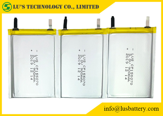 PCB için RFID Esnek LiMnO2 Pil 3.0V 900mah CP155070