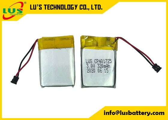 Akıllı Kart Lityum İyon Pil CP401725 3v 320mah Limno2 Malzeme