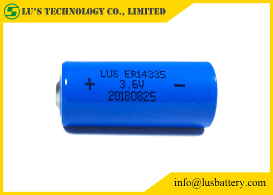 2/3AA ER14335 Lityum 3,6 V Pil 1,65Ah Duman Alarmları için Lityum Tiyonil Klorür Hücresi