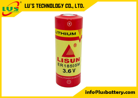 Spiral Tip Birincil Lityum Pil 3.6V 3600mAh Li SOCl2 Pil ER18505M UHR-ER18505
