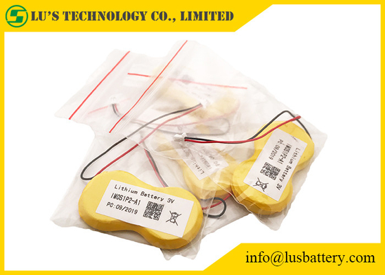 JST Terminalleri Lityum Düğme Hücre 3V CR2450 RFID Etiketi için 65mm Teller