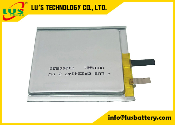 LiMnO2 RFID Ultra İnce Hücre 3V CP224147 Pil 3V 800mAh Uzmanlaşmış