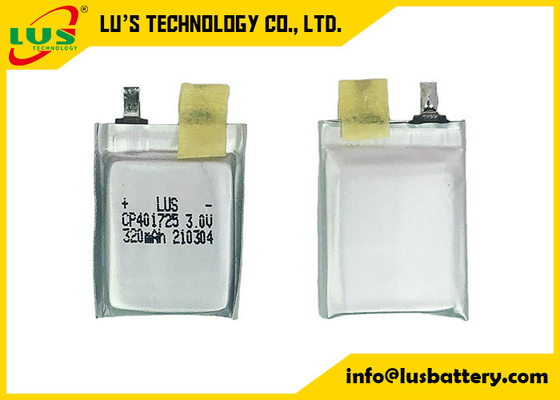 PCB Montajı için Şarj Edilemez Ultra İnce Pil 3v 320mah Limno2 Hücresi