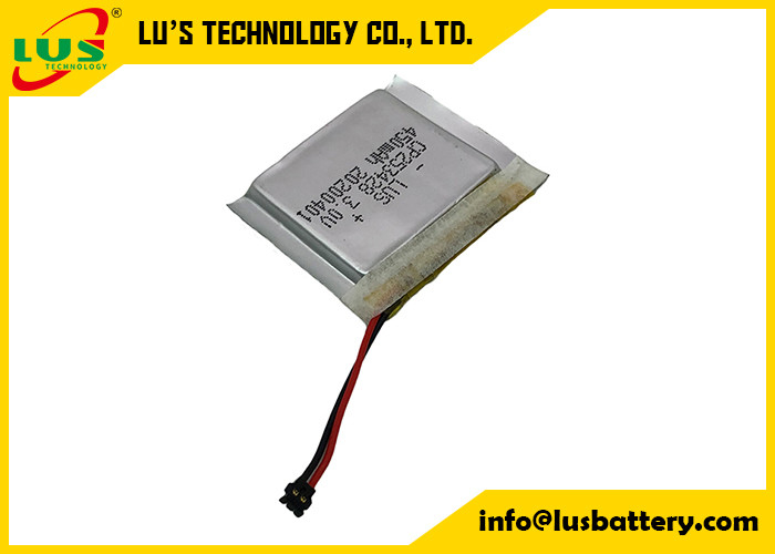 Düz İnce CP253428 Konnektörlü 3 Volt 450mah Lityum İyon Şarj Edilemez Hücre