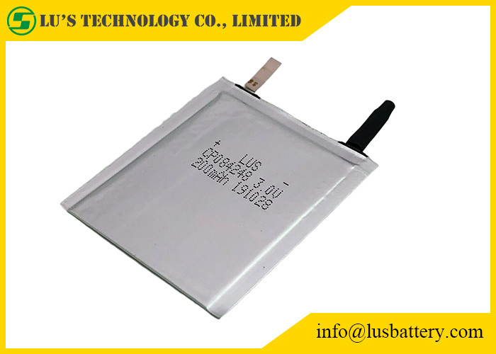 İzlenebilir Akıllı Etiket için Esnek Ambalaj Lityum Manganez Pil 3.0v 200mah CP084248