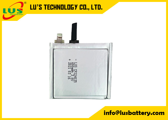 CP224035 Yassı Lityum Pil Kılıfı Hücresi Hibrit LiMnO2 Pil, Lacator Aramak İçin