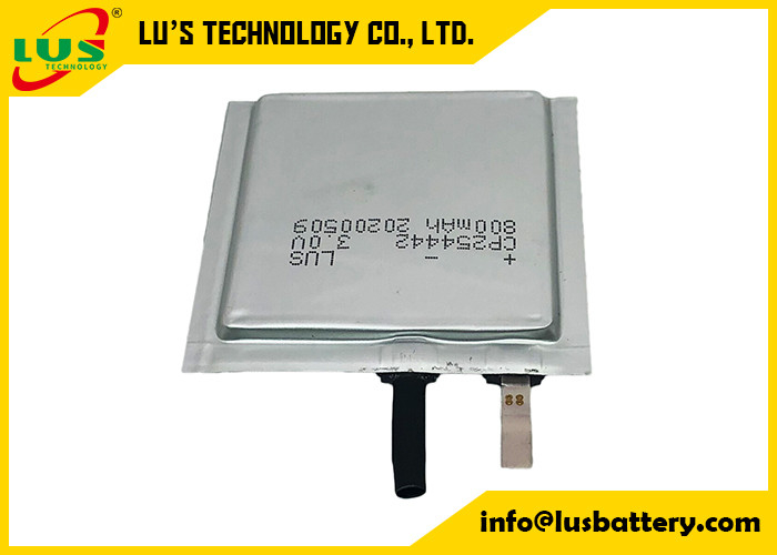 RFID Kilit Cihazı için Ultra İnce 3.0V LiMnO2 Pil CP254442 800mah Lipo Pil