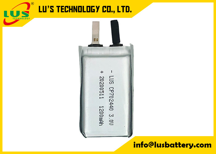 Elektronik Kayıt Takip Sistemleri İçin Yumuşak Ultra İnce Pil 1500mah 3 Volt CP702440