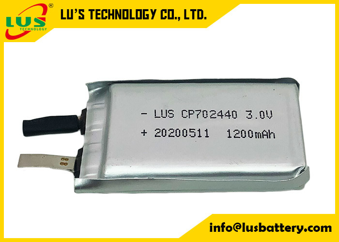 Elektronik Kayıt Takip Sistemleri İçin Yumuşak Ultra İnce Pil 1500mah 3 Volt CP702440