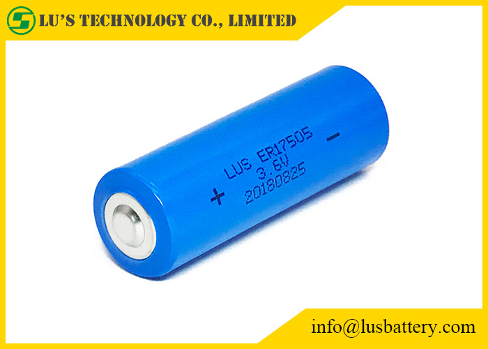 SMT PCB 3400mah Lityum Tiyonil Klorür Pil ER17505 3.6V Bobin Yapısı 3.4Ah Şarj Edilemez Pil
