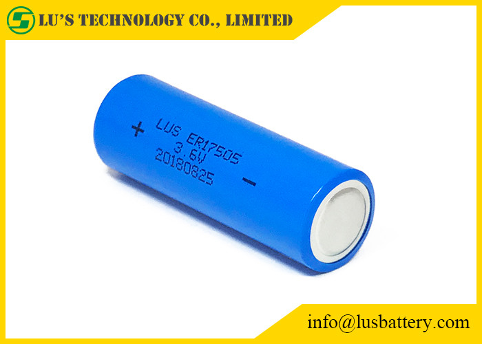 SMT PCB 3400mah Lityum Tiyonil Klorür Pil ER17505 3.6V Bobin Yapısı 3.4Ah Şarj Edilemez Pil