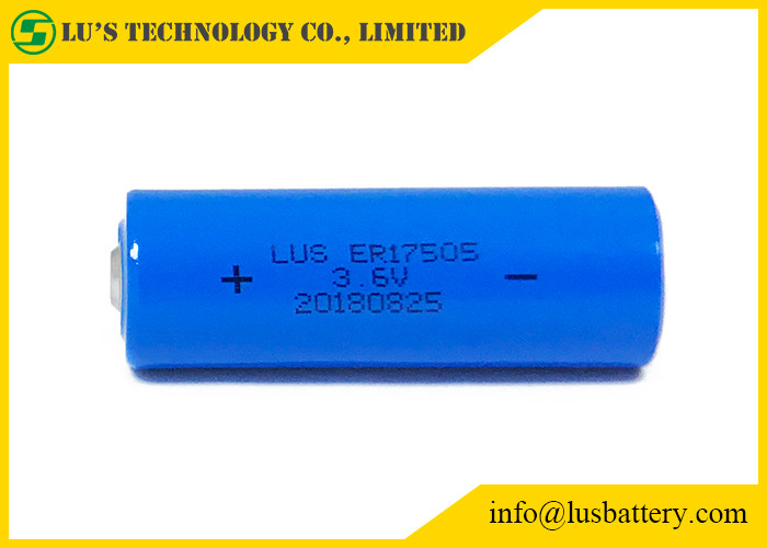 SMT PCB 3400mah Lityum Tiyonil Klorür Pil ER17505 3.6V Bobin Yapısı 3.4Ah Şarj Edilemez Pil