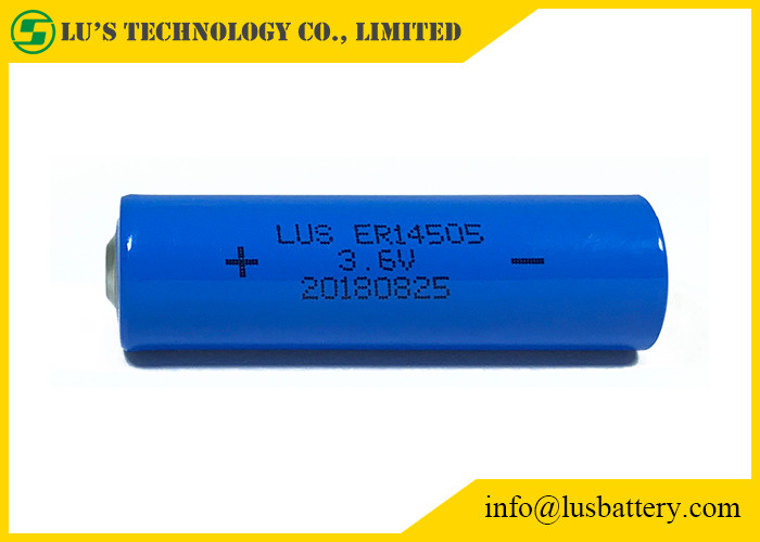 Spiral Hücre ER14505 AA 3.6 V Lityum Pil 2400mah Lityum Tiyonil Klorür Pil