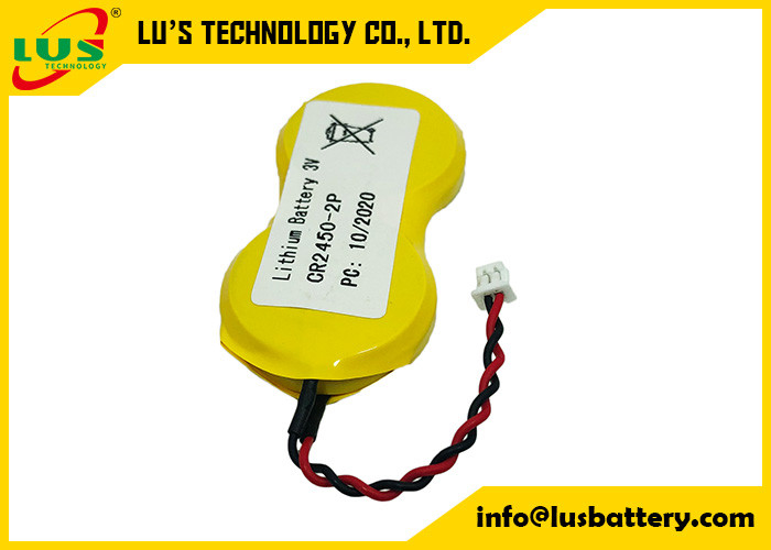 Rfid için Cr2450-2p 3v Düğme Hücre 1200mah Pil Tipi Imos 1p2-A1