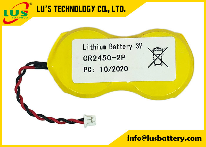 Rfid için Cr2450-2p 3v Düğme Hücre 1200mah Pil Tipi Imos 1p2-A1