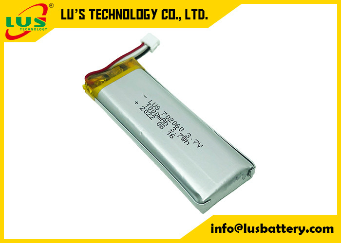 Yüksek Sıcaklık Li Poli Pil 3.7V LP702060 1000mah Lityum İyon Pil, Araba İzleyici için