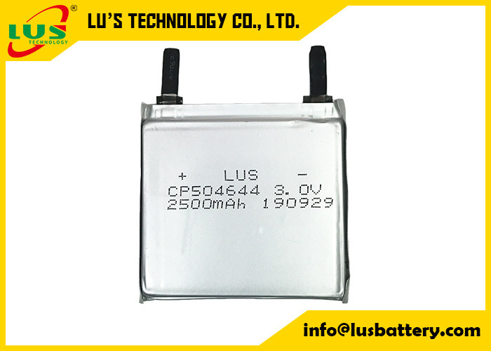 IOT Ürünleri için CP504644 Birincil Lityum Hücre 3V 2500mAh Ultra İnce Pil