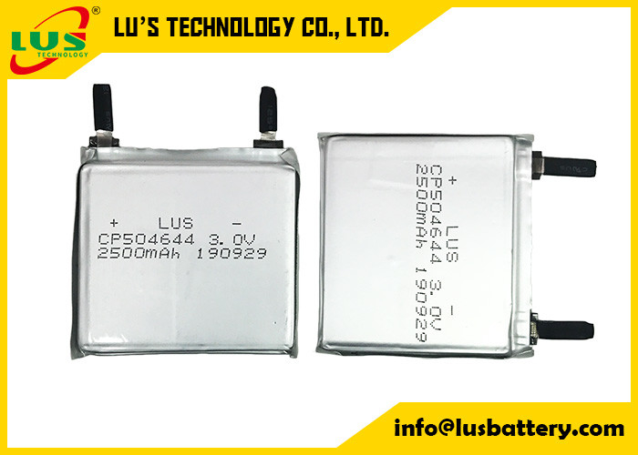 IOT Ürünleri için CP504644 Birincil Lityum Hücre 3V 2500mAh Ultra İnce Pil