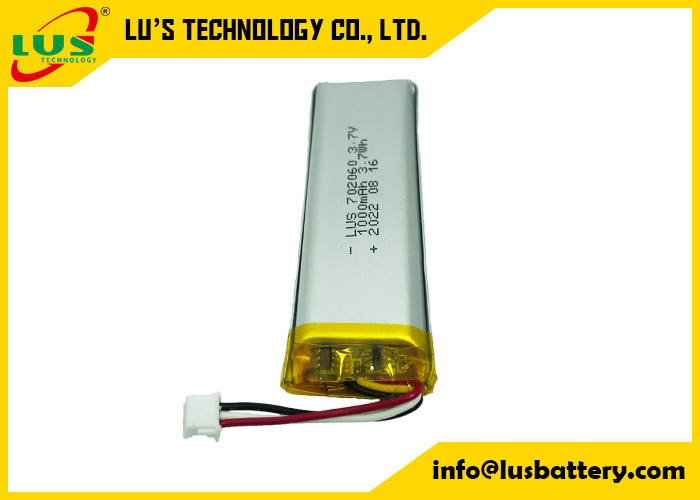 Mini Yazıcı için LP702060 Ultra İnce Lityum Polimer Pil 3.7V Yüksek Kapasiteli