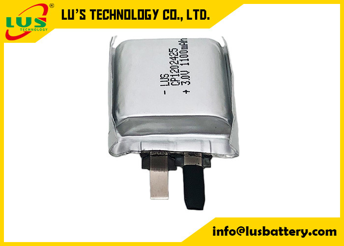 CP1202425 Kese Lityum Manganez Pil 3V 1100mah PCB Montajı İçin Ultra İnce Hücre