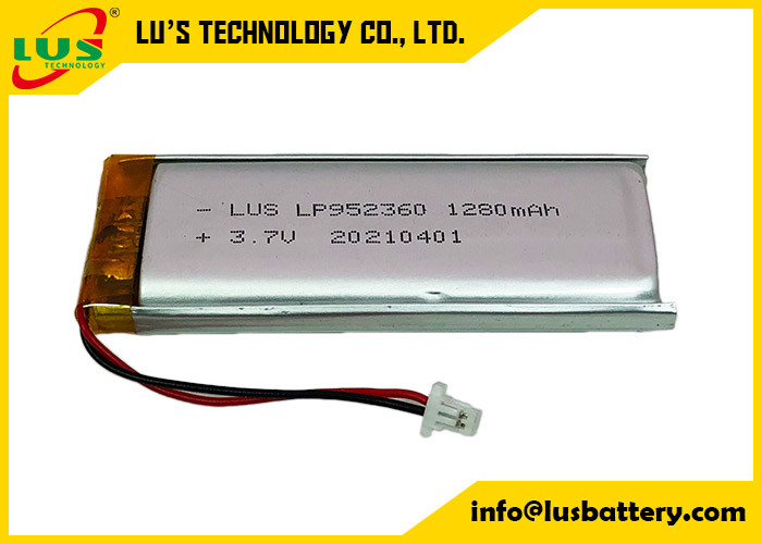 1200mah Lipo Piller LP961766 / LP951768 LED Lamba için 3.7v Lityum Polimer Hücre
