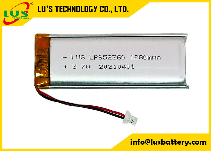 1200mah Lipo Piller LP961766 / LP951768 LED Lamba için 3.7v Lityum Polimer Hücre