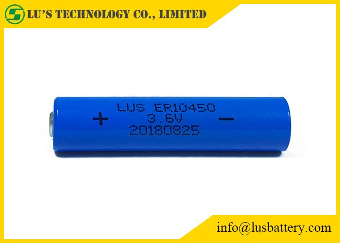 700mah 3.6V Lityum Tiyonil Klorür Pil ER10450 Bilgisayar / Saatler İçin Pil