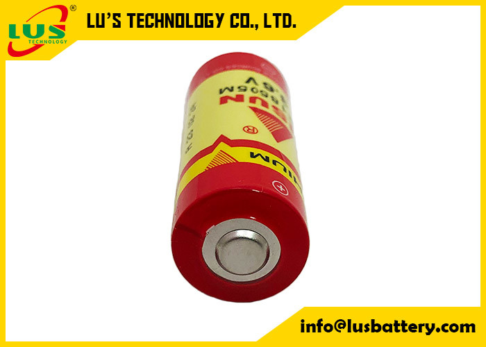 Spiral Tip Birincil Lityum Pil 3.6V 3600mAh Li SOCl2 Pil ER18505M UHR-ER18505