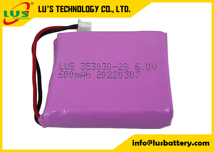 CP353030 Lityum Manganez Dioksit Pil Paketi 6 Volt Li Mno2 Pil, CPC Cihazı İçin