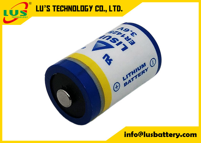 Araç Elektroniği İçin 3.6V 1.2Ah Lityum Tiyonil Klorür Pil ER14250