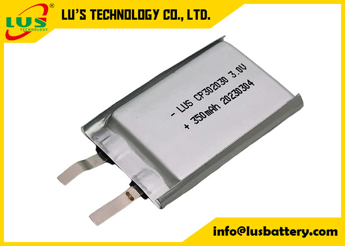 Lityum Manganez Dioksit Pil Cp302030 Kese Hücresi Madeni Para Hücresi için Lityum Pil Değiştirme 3v 350mah