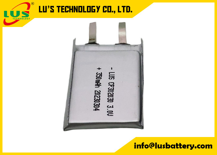 Lityum Manganez Dioksit Pil Cp302030 Kese Hücresi Madeni Para Hücresi için Lityum Pil Değiştirme 3v 350mah