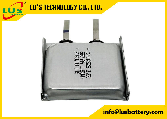 Birincil Lityum Pil CP502525 3v Li-MnO2 Pil 550 Mah Lityum Pil Elektronik Oyuncak İçin Şarj Edilmeyen Pil