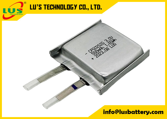 Birincil Lityum Pil CP502525 3v Li-MnO2 Pil 550 Mah Lityum Pil Elektronik Oyuncak İçin Şarj Edilmeyen Pil