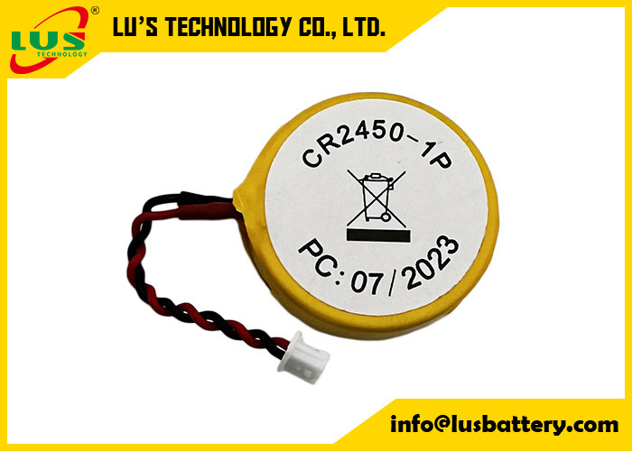 CR2450 Lityum Para piller Cmos Cr2450 1p 2p 3p Teller ve Konnektörlü Lityum Pil Paketi