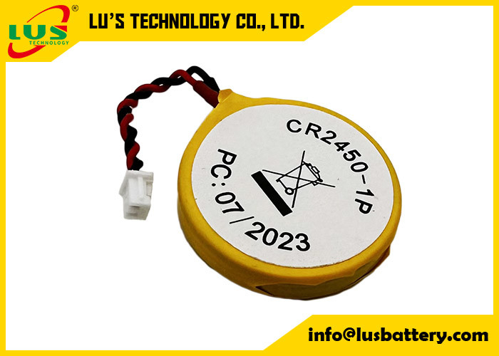 CR2450 Lityum Para piller Cmos Cr2450 1p 2p 3p Teller ve Konnektörlü Lityum Pil Paketi