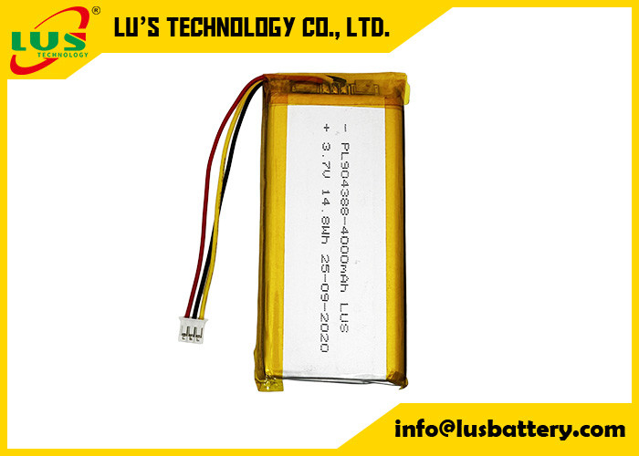Lityum Polimer Pil 3.7V 4000mAh LP904388 14.8Wh 3.7v 4000mah Li-ion pil 904388