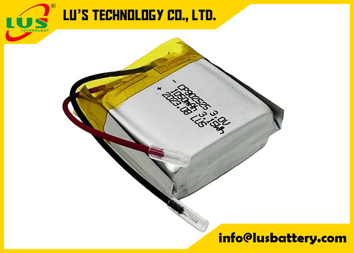 Cp902525 3.0v 1050mah Limno2 Yumuşak Pil CP952525 3.0V LiMnO2 Pil Çanta Hücresi Tipi