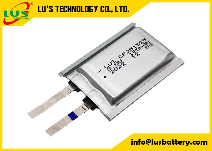 LiMnO2 Ultra İnce Hücre 3V CP251525 Pil 150mah Lityum Mangan Dioksit Hücre 3.0 Volt Pil