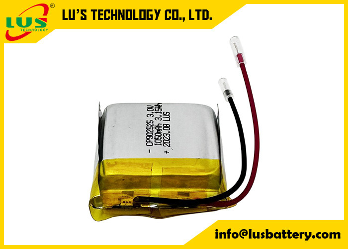 CP902525 Lityum Mangan Dioksit 3V Çanta Pil 3.0v 1050mah CP1002525 Şarj edilemeyen İnce Piller