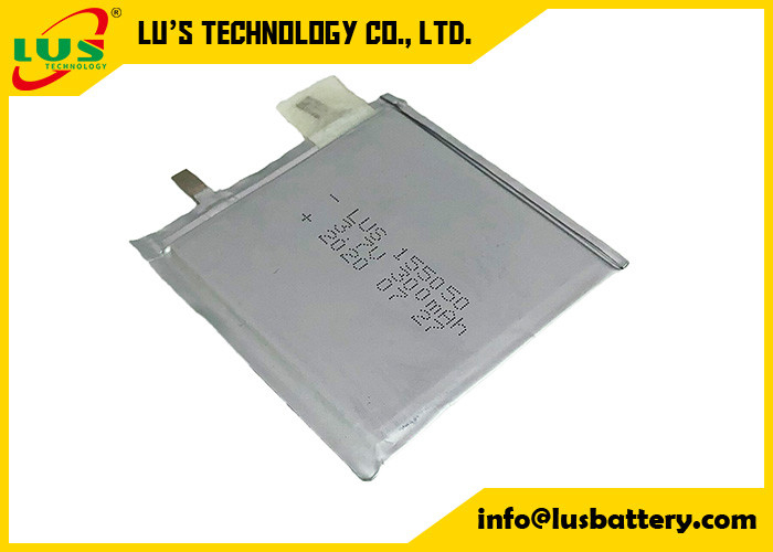 3.7v 1.11wh lipo pil 300mah Ultra ince hücre şarj edilebilir lityum polimer piller LP155050