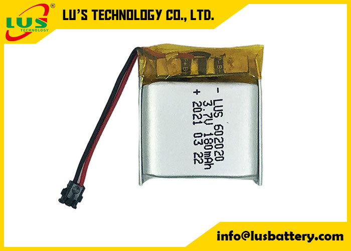 3.7V 180mAh Lipo Polimer Şarj edilebilir Lityum İyon Polimer Pil LP602020 062020 180mAh 3.7V Li Polimer Piller