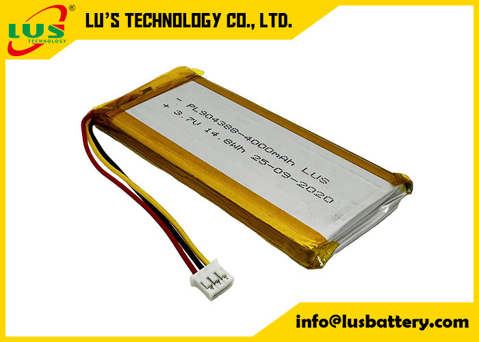 3.7 Volt 4000mAh Şarj edilebilir Pil LP904388 Li-Ion Pil 4000mAh 3.7V Şarj edilebilir Lityum Polimer İon Pil Paketi