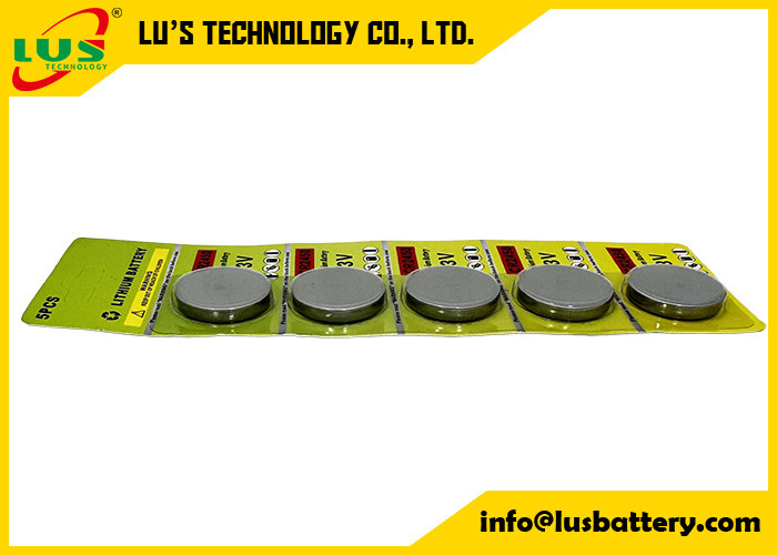 CR2450 Lityum Pil 3v ECR2450 ESL Lityum madeni para hücresi pilleri CR2450 Hücre Kartında (5 PC Paketi)
